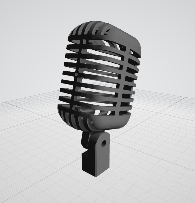 Free STL file Vintage Microphone Housing Design 🎤・3D printing model to